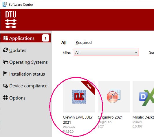 File:Clewin in DTU Software Center.jpg - LabAdviser