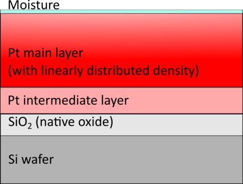 Pt sample model.