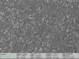 TiO2 was deposited at 350°C and 1000 cycles using the standard “TiO2” recipe. Substarate: Si with 35 nm Al2O3.