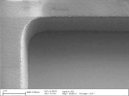 1.5 µm AZ MIR 701 with PEB