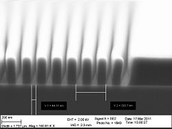 The 30 nm zep profile