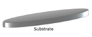 The substrate type is characterized by the bulk material characteristics of the given sample.