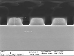 The 90 nm zep profile