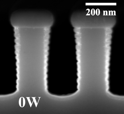 Deposition without RF bias.