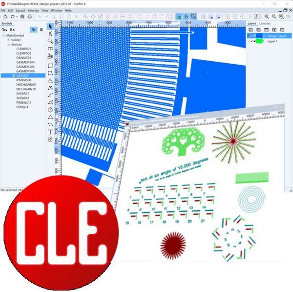 Specific Process Knowledge/Pattern Design/CleWin - LabAdviser